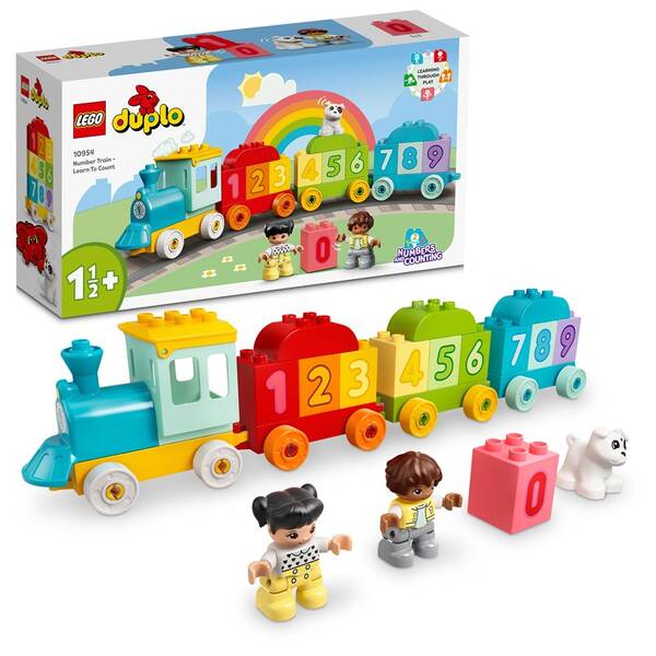 Stavebnica LEGO® DUPLO® 10954 Vláček s čísly – Učíme se počítat 


