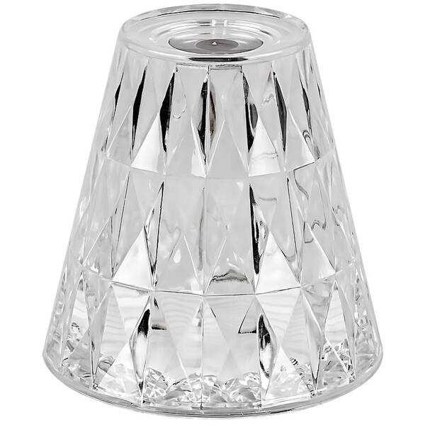 Stolná lampa Rabalux Siggy 76004 priehľadná

