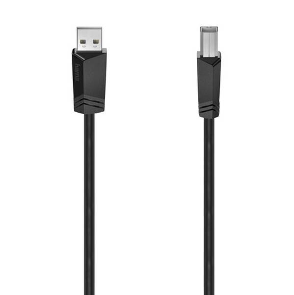 Kábel Hama USB / USB-B, 1,5m čierny

