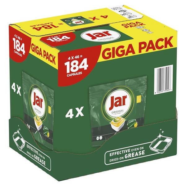 Kapsuly do umývačky Jar All in One (184 ks) 


