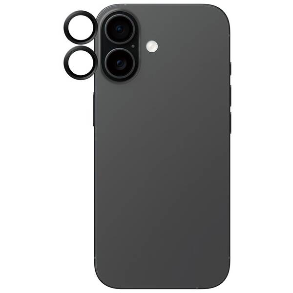 Ochranné sklo šošovky fotoaparátu PanzerGlass HoOps Ceramic II na Apple iPhone 17/16/16 Plus čierne

