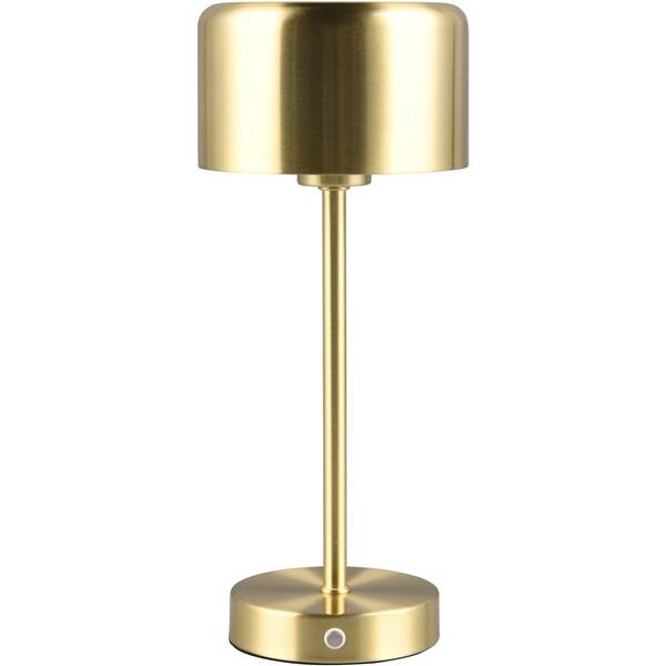 Stolná lampička Reality JEFF, LED, matná zlatá

