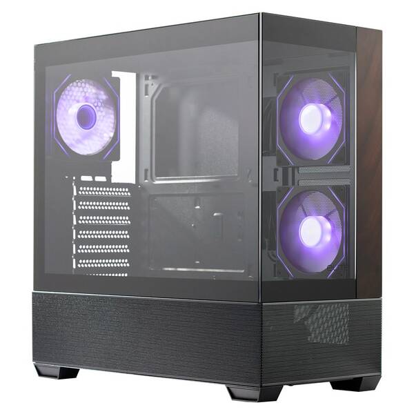 Case Cooler Master Elite 690 Wood čierna

