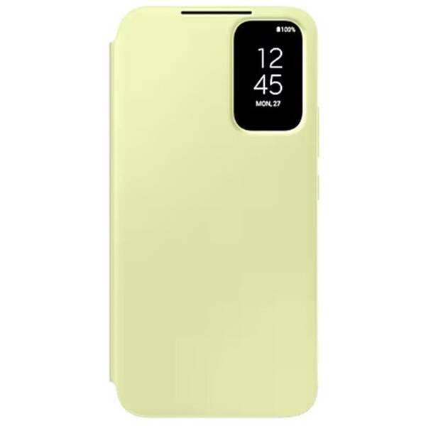 Puzdro na mobil flipové Samsung Smart View na Samsung Galaxy A34 žlté

