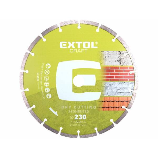 Kotúč diamantový Extol Craft 108815 230x22,2x2,8mm 

