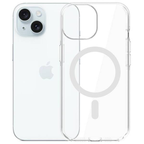 Kryt na mobil 3mk EverClear MagCase na Apple iPhone 15 priehľadný

