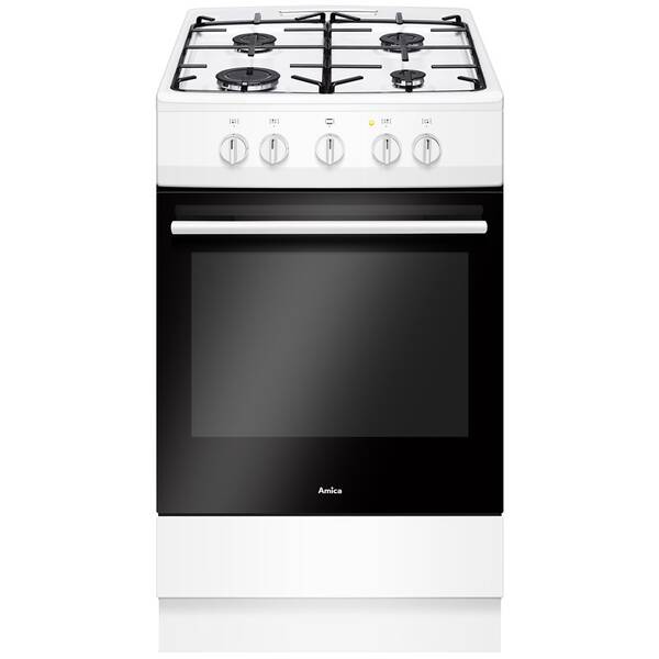 Plynový sporák Amica SPP 101 W biely

