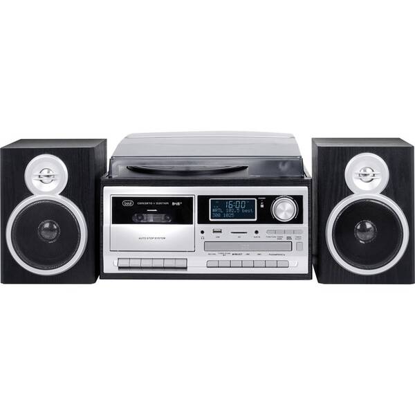 Mikro HiFi systém Trevi TT 1072 DAB čierny/strieborný

