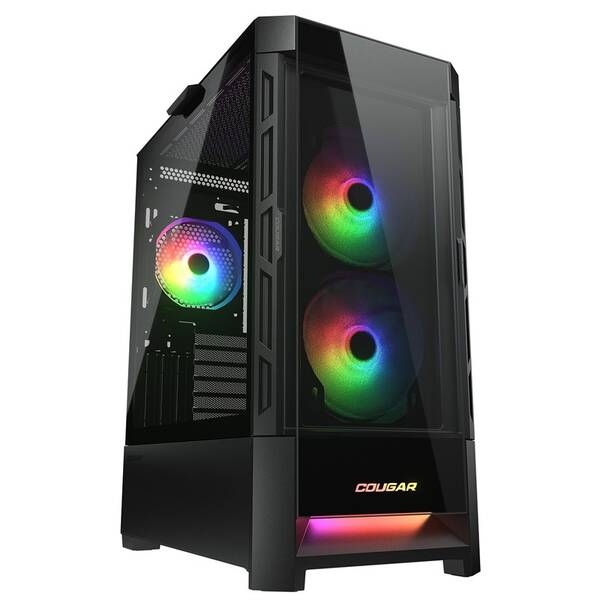 Case Cougar DUOFACE RGB čierna

