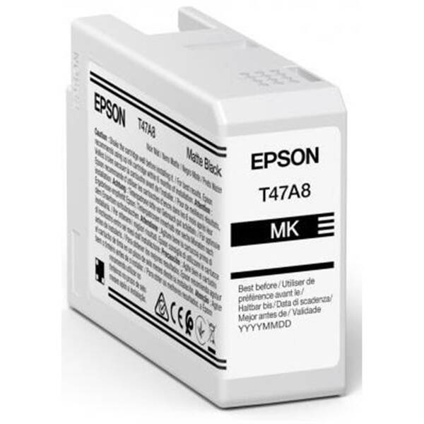 Cartridge Epson MATTE T47A8 BLK 

