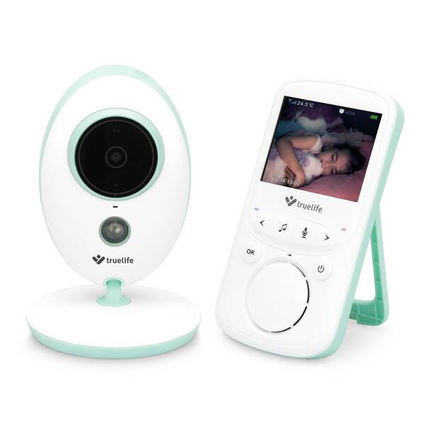Detská elektronická pestúnka TrueLife NannyCam V24 biela

