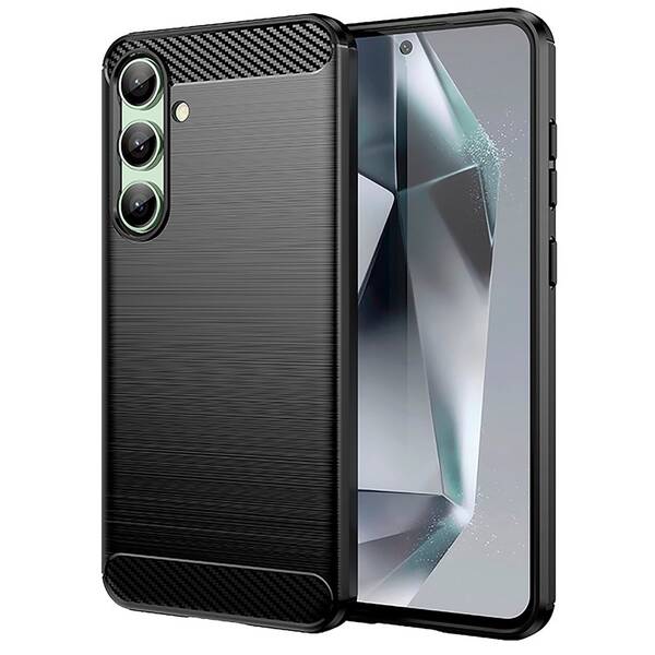 Kryt na mobil WG Carbon na Samsung S24 FE 5G čierny

