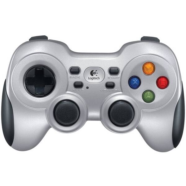 Gamepad Logitech F710 Wireless pre PC strieborný

