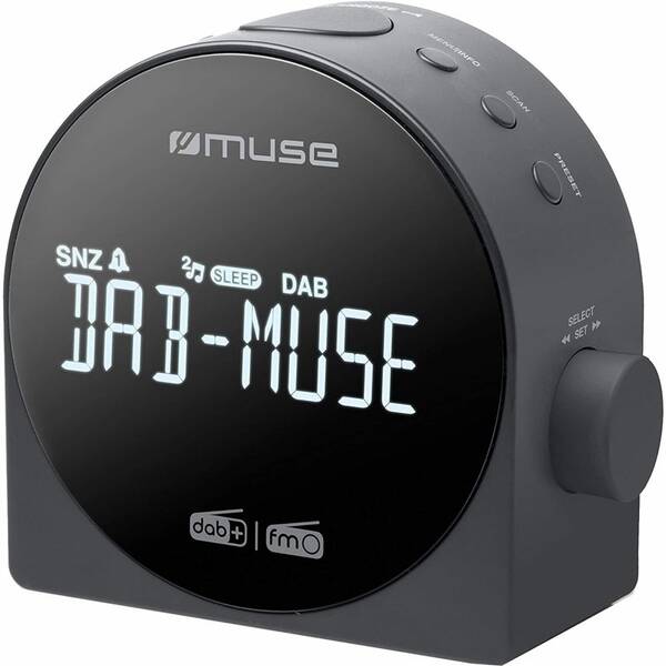 Rádiobudík MUSE M-185 CDB, DAB+ čierny

