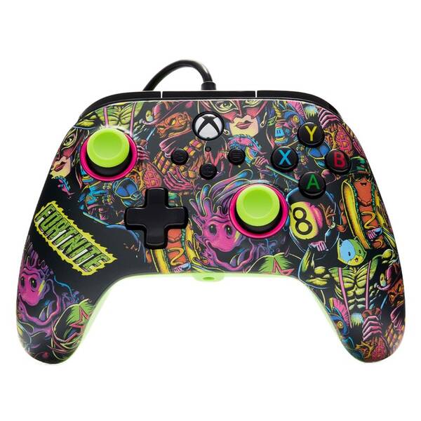 Gamepad PowerA Advantage - Xbox - Fortnite Glow čierny


