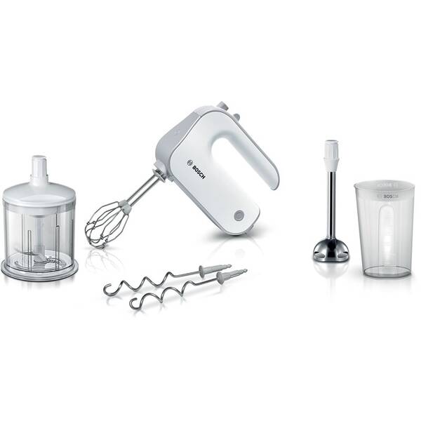 Ručný šľahač Bosch MFQ 4080 strieborný/biely

