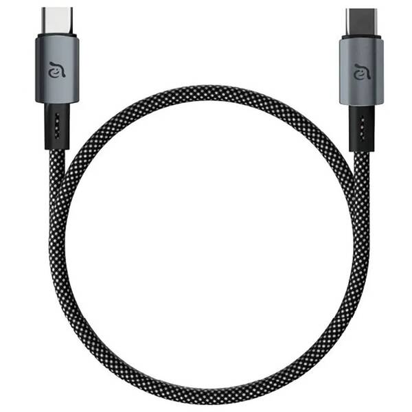 Kábel ADAM Elements CASA MS100 USB-C/USB-C 60W, 1 m čierny

