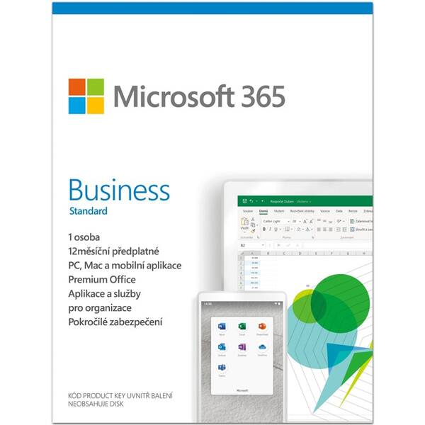 Softvér Microsoft 365 Business standard CZ 

