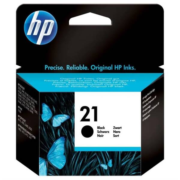 Cartridge HP 21, 150 strán čierna

