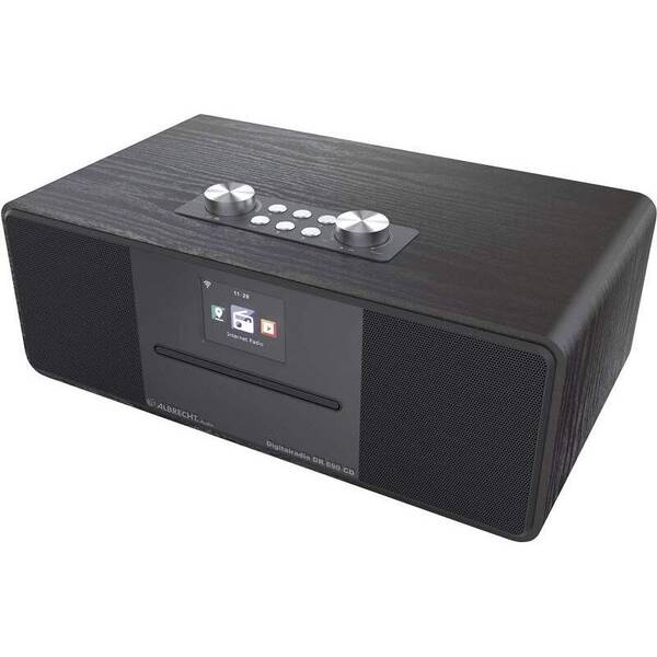 Internetový rádioprijímač s DAB+ Albrecht DR 690 CD čierny

