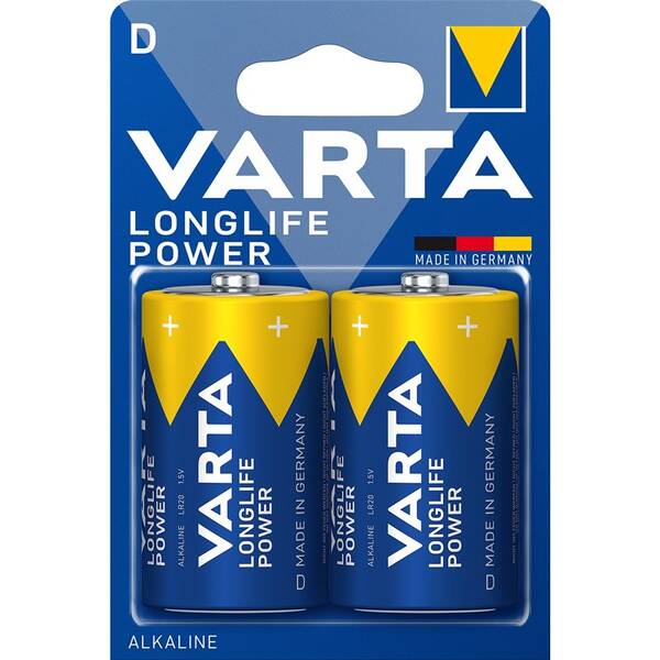 Batéria alkalická Varta D, LR20, blister 2ks 

