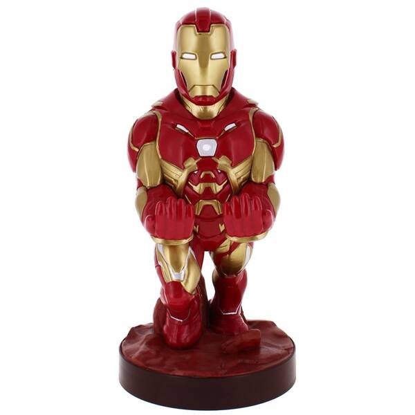 Držiak EXG Cable Guy - Iron Man červený

