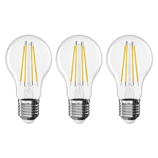 LED žiarovka EMOS Filament klasik, 3,8 W, 806lm, E27, teplá biela, 3ks 

