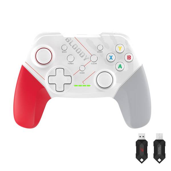 Gamepad A4Tech GPW50 biely

