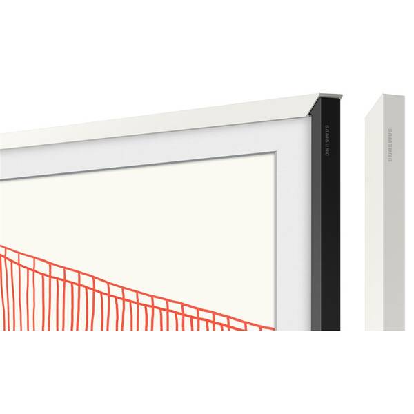 Výmenný rámček Samsung pre Frame TV s uhlopriečkou 65" (2021), Rovný design biely


