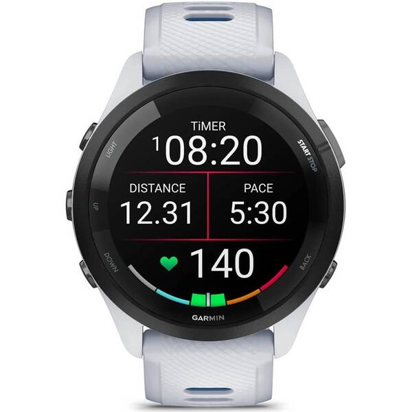 Inteligentné hodinky Garmin Forerunner 265 - Whitestone/Tidal Blue 

