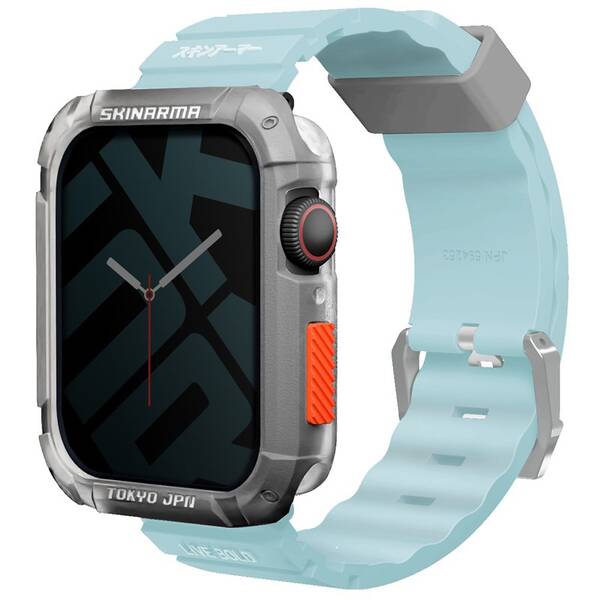 Remienok Skinarma Shokku na Apple Watch 45/44/42 mm modrý

