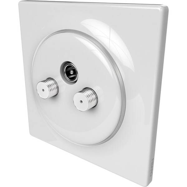 Zásuvka Fibaro Walli TV-SAT zásuvka 

