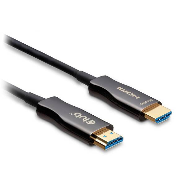Kábel Club3D aktívny HDMI 2.1, (M/M), 8K, 30m čierny

