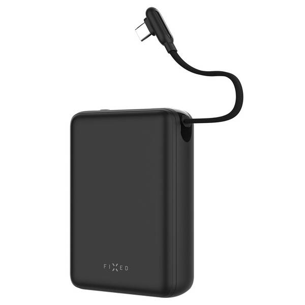 Powerbank FIXED Zen 20 Loop s LCD displejem a výstupem 40W, 20 000 mAh čierna

