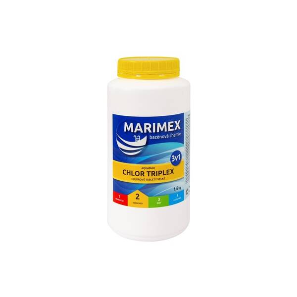 Bazénová chémia Marimex Chlor Triplex 3v1 1,6 kg 

