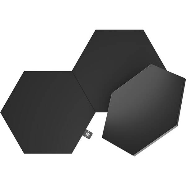 LED svetlo Nanoleaf Shapes Black Hexagons Expansion Pack (3 ks) čierne

