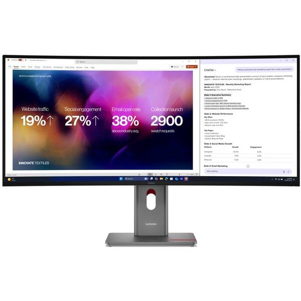 Monitor Lenovo ThinkVision P40WD-40 čierny

