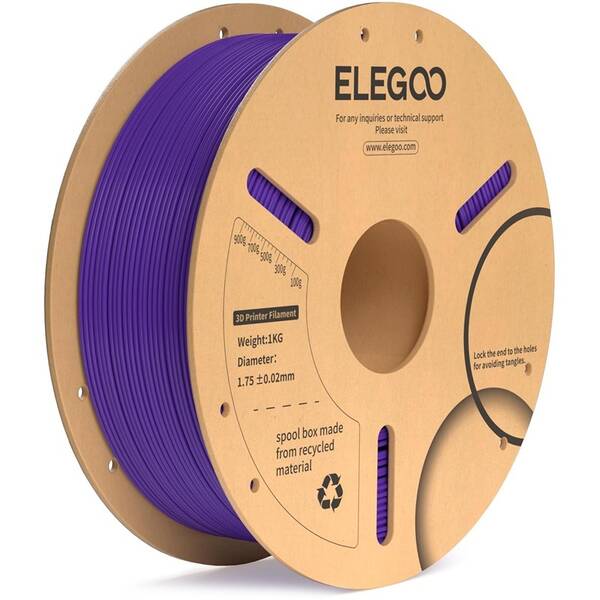 Tlačová struna (filament) Elegoo PLA+ 1,75mm fialový

