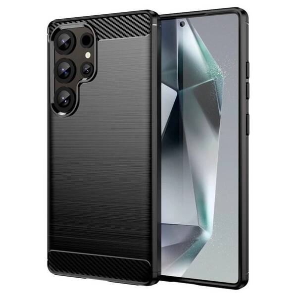 Kryt na mobil WG Carbon na Samsung Galaxy S25 Ultra 5G čierny

