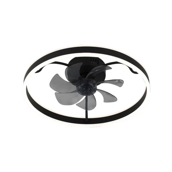 LED stropné svietidlo Rabalux Fanfy, s ventilátorom čierne

