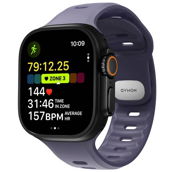 Remienok NOMAD Tempo Band na Apple Watch 49/Ultra/Ultra 2/Ultra 3 fialový

