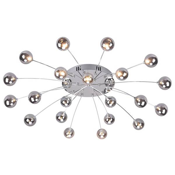 LED stropné svietidlo TRIO Bullet chróm

