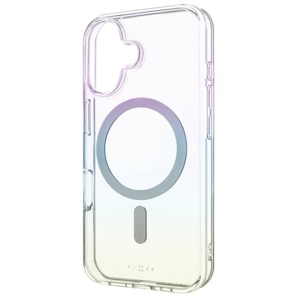 Kryt na mobil FIXED MagRainbow s MagSafe na Apple iPhone 16 priehľadný

