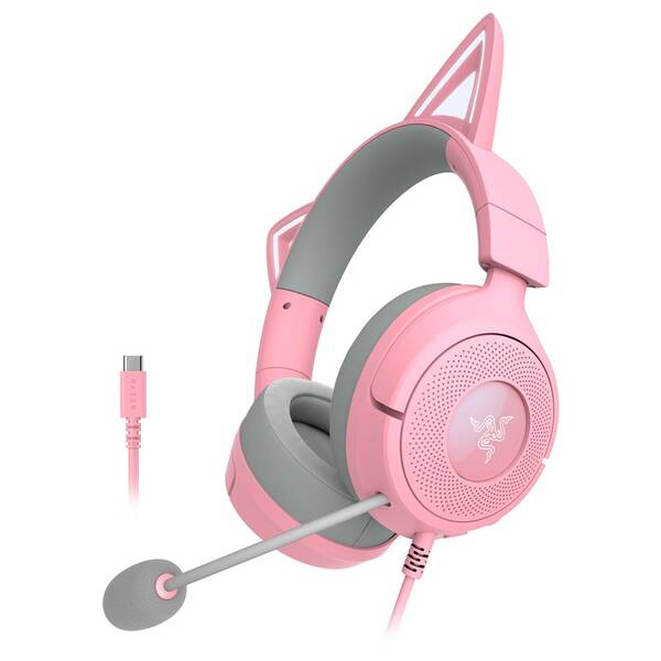 Headset Razer Kraken Kitty V3 ružový

