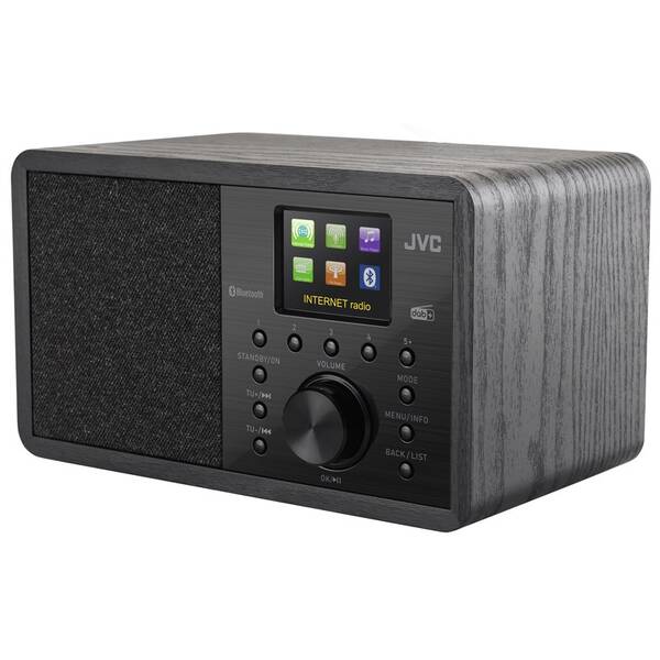 Internetový rádioprijímač s DAB+ JVC RA-E814B čierne

