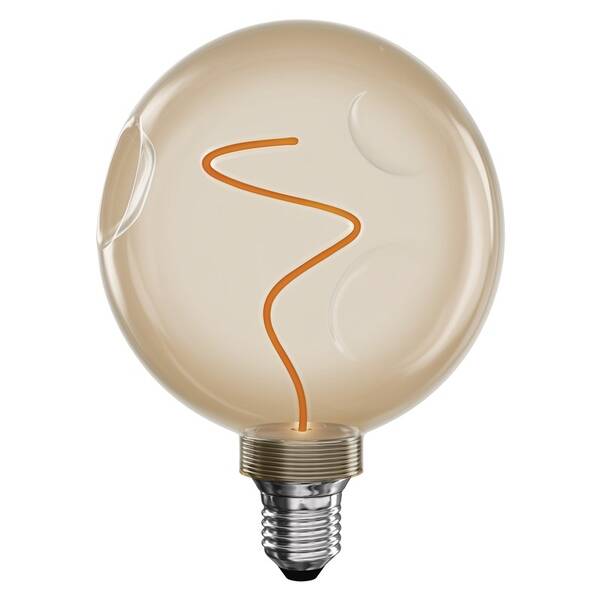 LED žiarovka EMOS DECO CG125A "BURGEON", 4,5 W, 240 lm, E27, teplá biela + 

