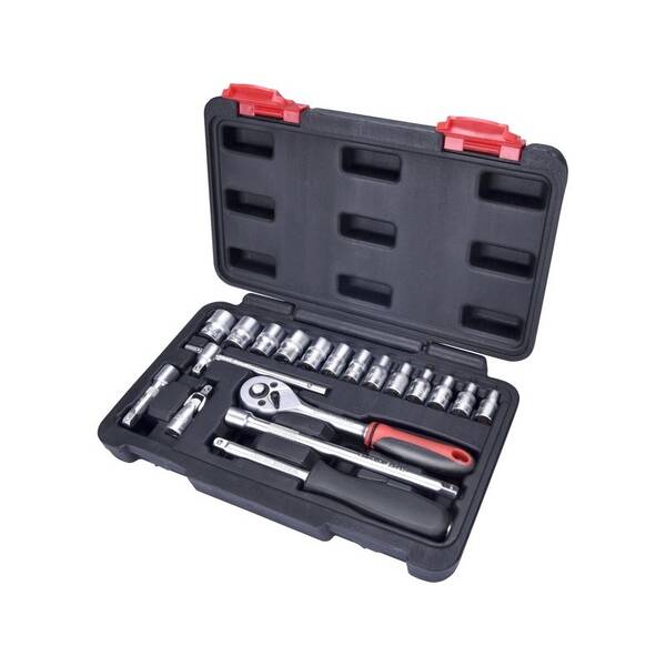 Sada gola kľúčov Extol Premium 1/4" 8818309 (19 ks) 

