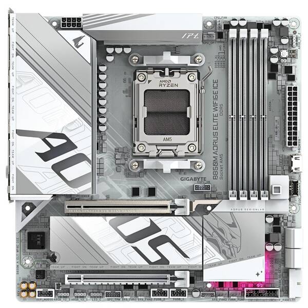 Základná doska GIGABYTE B850M AORUS  ELITE WF6E ICE 


