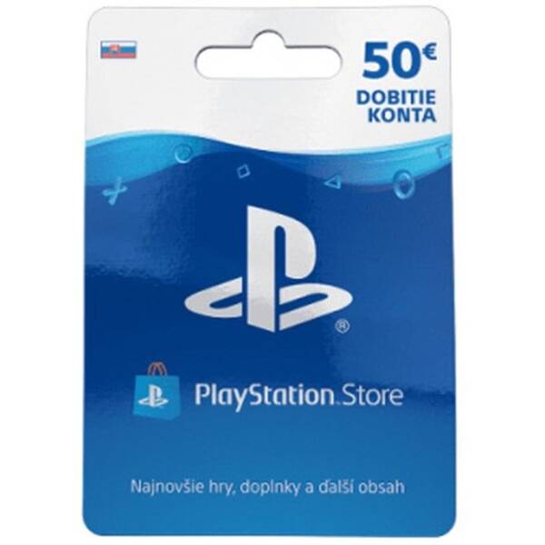 Darčeková poukážka Sony PlayStation Live Cards 50 EUR 

