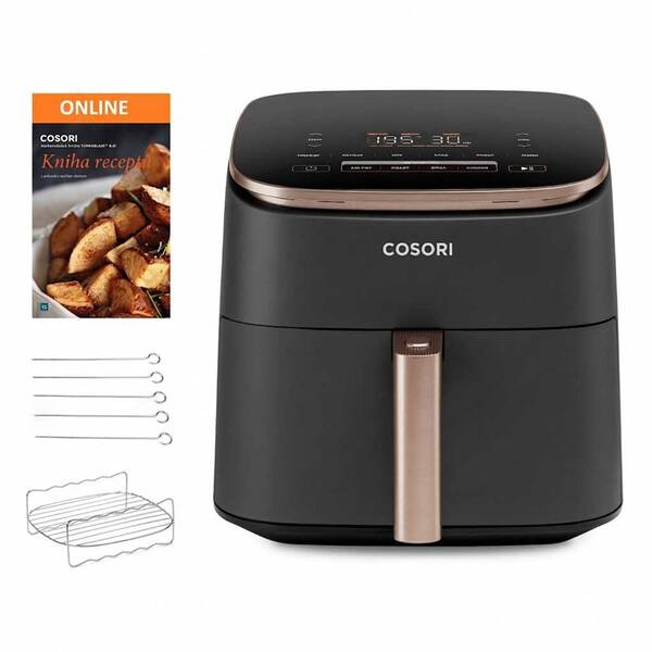 Fritéza teplovzdušná COSORI CAF-DC602-KEUR, 6 l čierna

